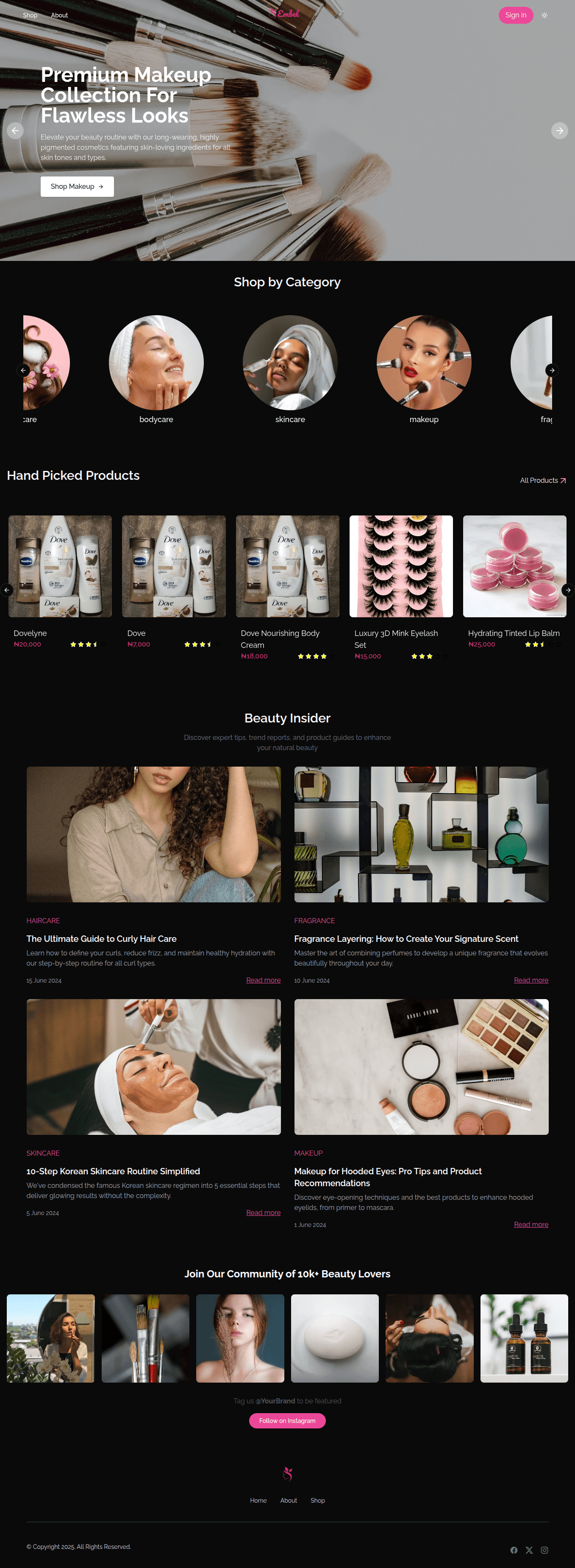 Eccomerce web design